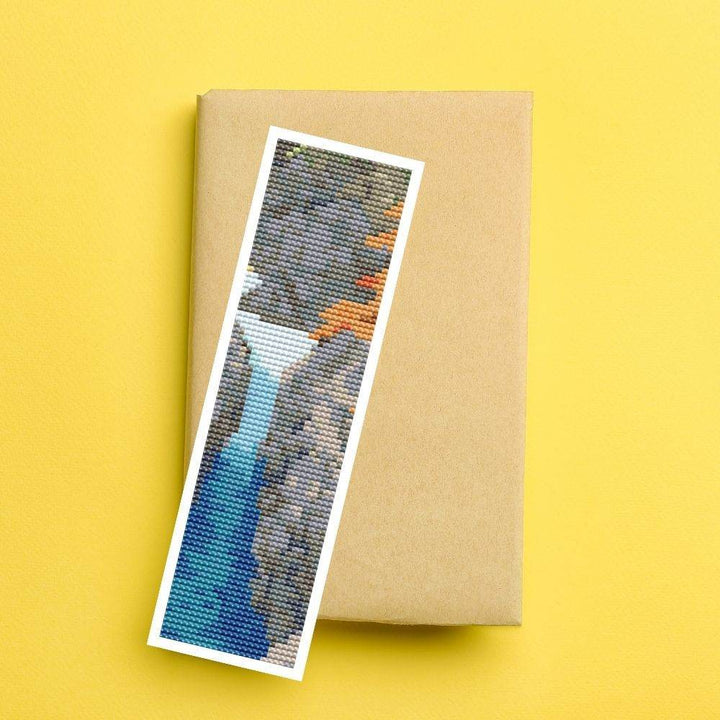 Autumn Bookmark Cross Stitch Kit - Bookmark Cross Stitch Kit - Kawase Hasui