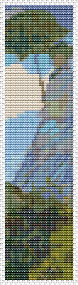 Woman with a Parasol Bookmark Cross Stitch Kit