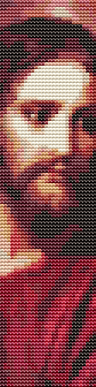 Christ at Thirty Three Bookmark Cross Stitch Kit | Heinrich Hofmann