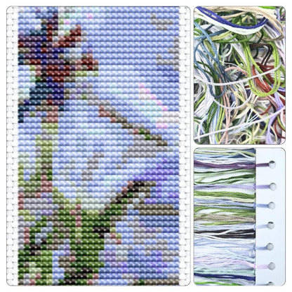 Irises Bookmark Cross Stitch Kit