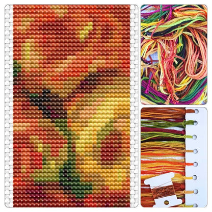 Armful of Roses Bookmark Cross Stitch Kit - The Art of Cross Stitch