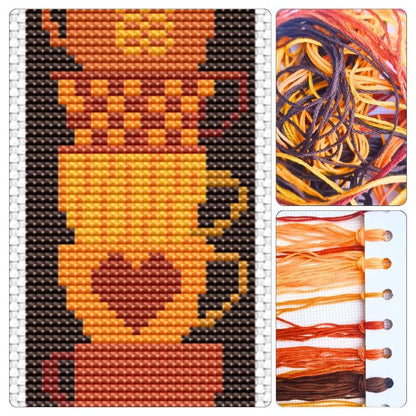 Stack of Cups Bookmark Cross Stitch Kit - The Art of Cross Stitch