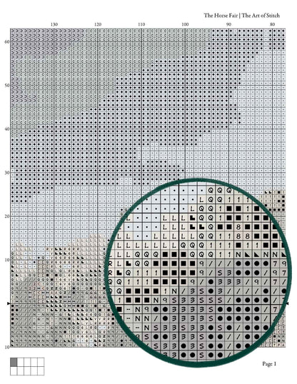 The Horse Fair Cross Stitch Kit
