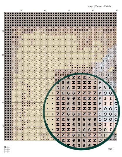 Angel Cross Stitch Pattern