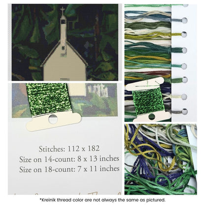 Indian Church Cross Stitch Kit | Emily Carr