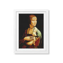 Lady with an Ermine Cross Stitch Pattern | Leonardo da Vinci