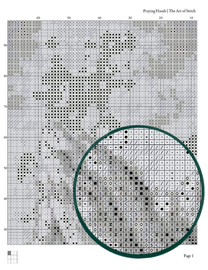 Praying Hands Cross Stitch Kit