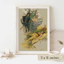 Wake When Some Vile Thing is Nearby Cross Stitch Kit | Warwick Goble