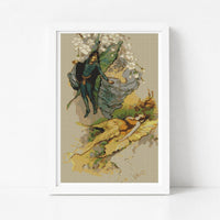 Wake When Some Vile Thing is Nearby Cross Stitch Kit - Premium Cross Stitch Kit - Warwick Goble