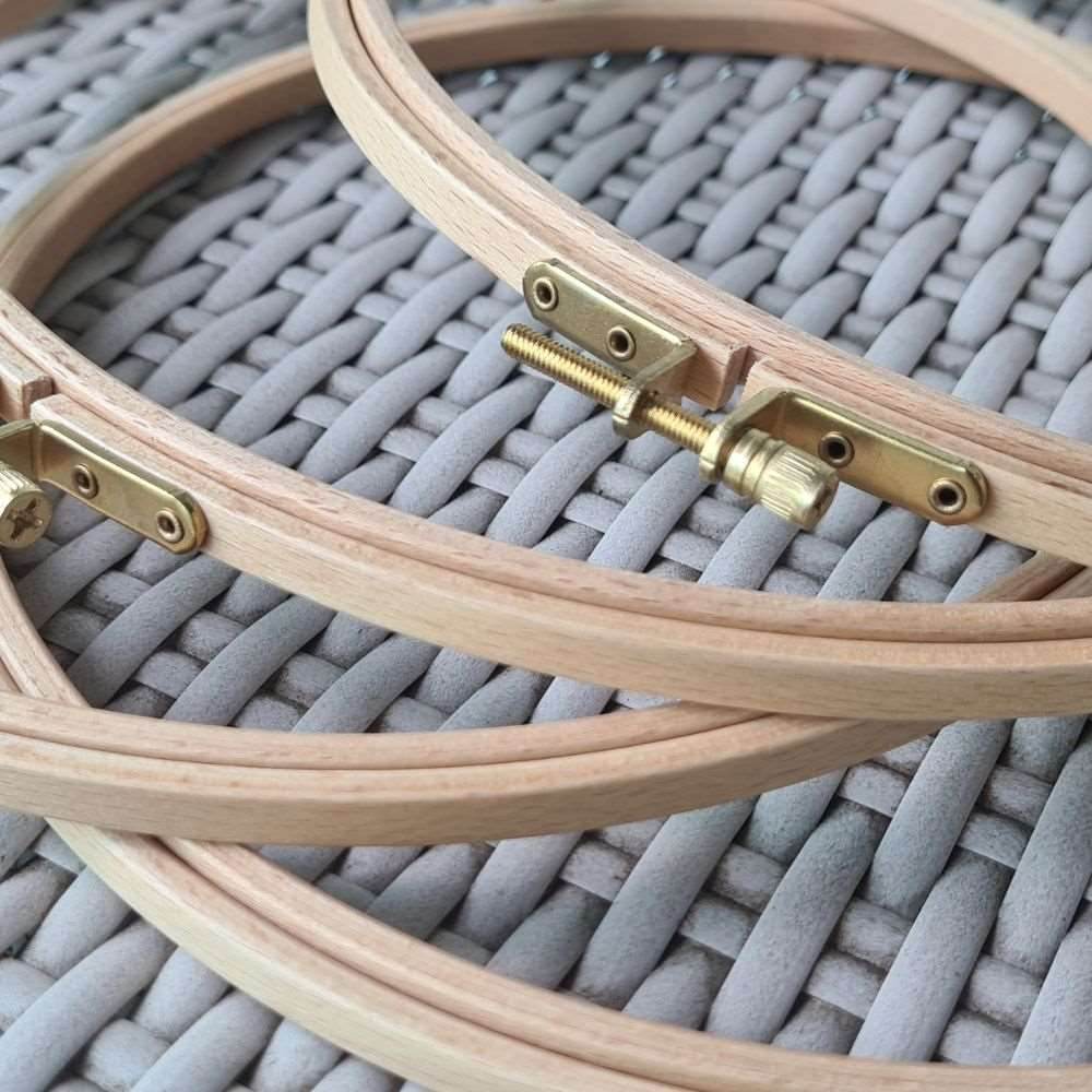9 - inch Premium Wood Embroidery Hoop by Supplies