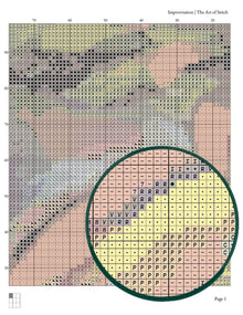 Improvisation Cross Stitch Kit - Premium Cross Stitch Kit - Wassily Kandinsky