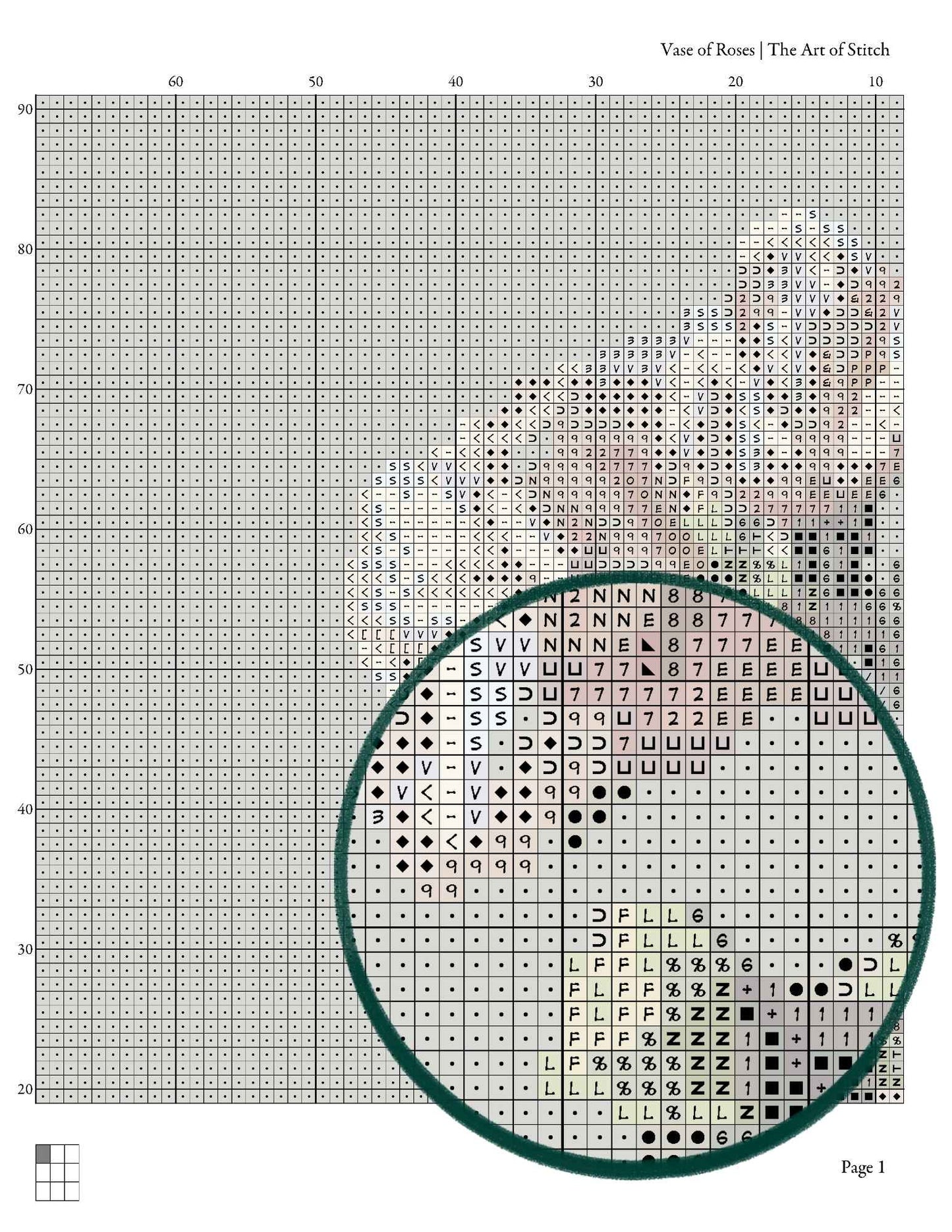 Vase of Roses Cross Stitch Kit - Premium Cross Stitch Kit - Irene Klestova