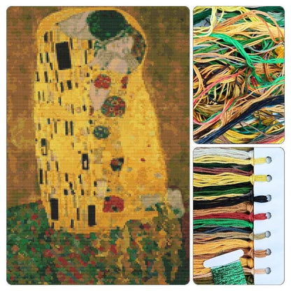 The Kiss Cross Stitch Kit