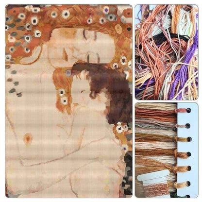 Mother and Child Cross Stitch Kit