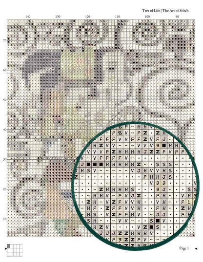 Tree of Life Cross Stitch Pattern
