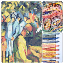 Zoological Garden Cross Stitch Kit - Premium Cross Stitch Kit - August Macke