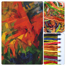 Animals in a Landscape Cross Stitch Kit - Premium Cross Stitch Kit - Franz Marc