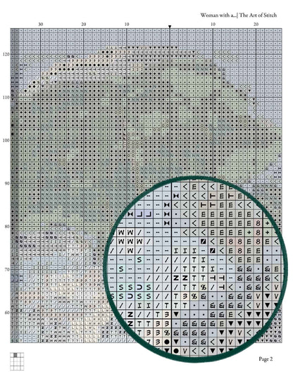Woman with a Parasol Cross Stitch Kit