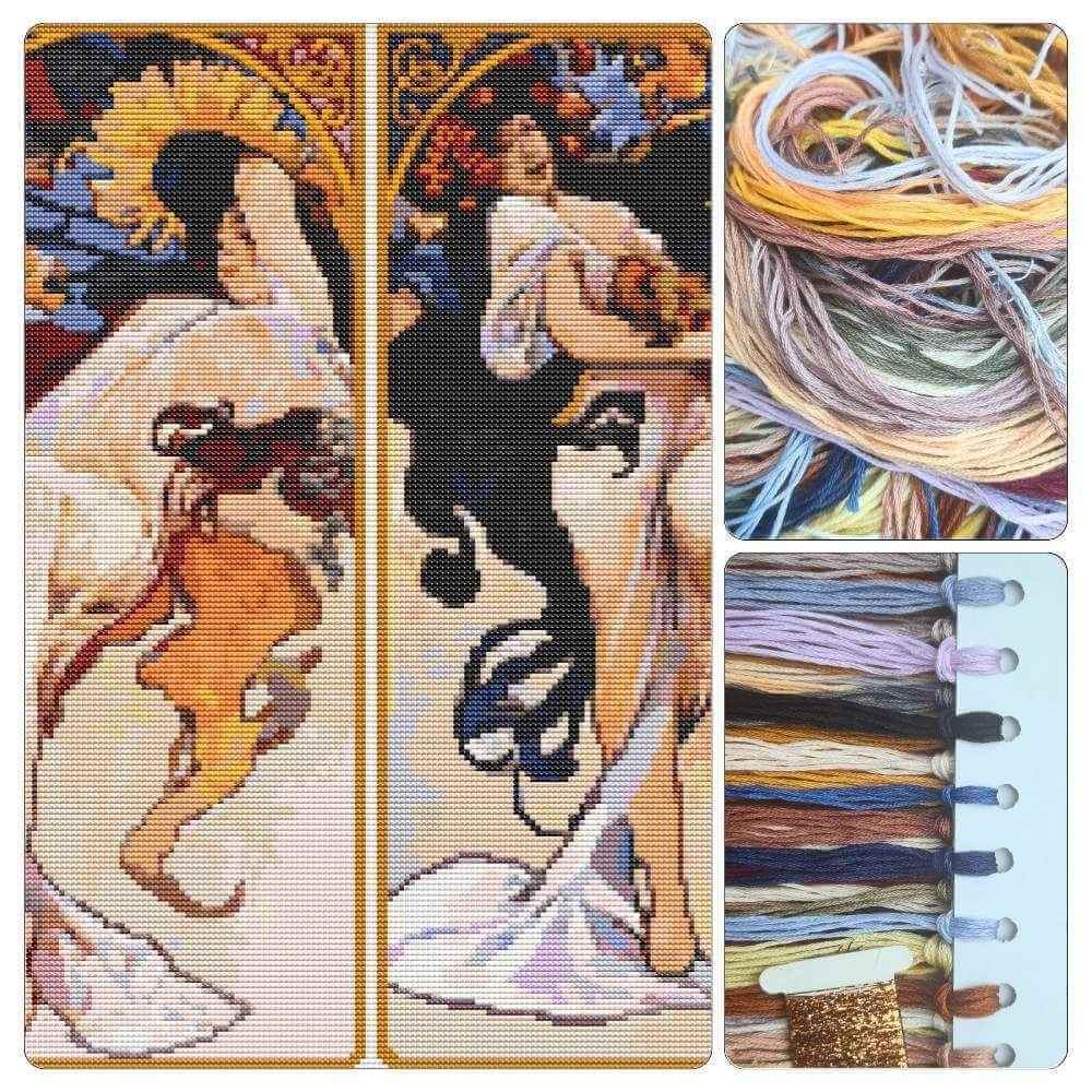 Four Seasons Cross Stitch Kit
