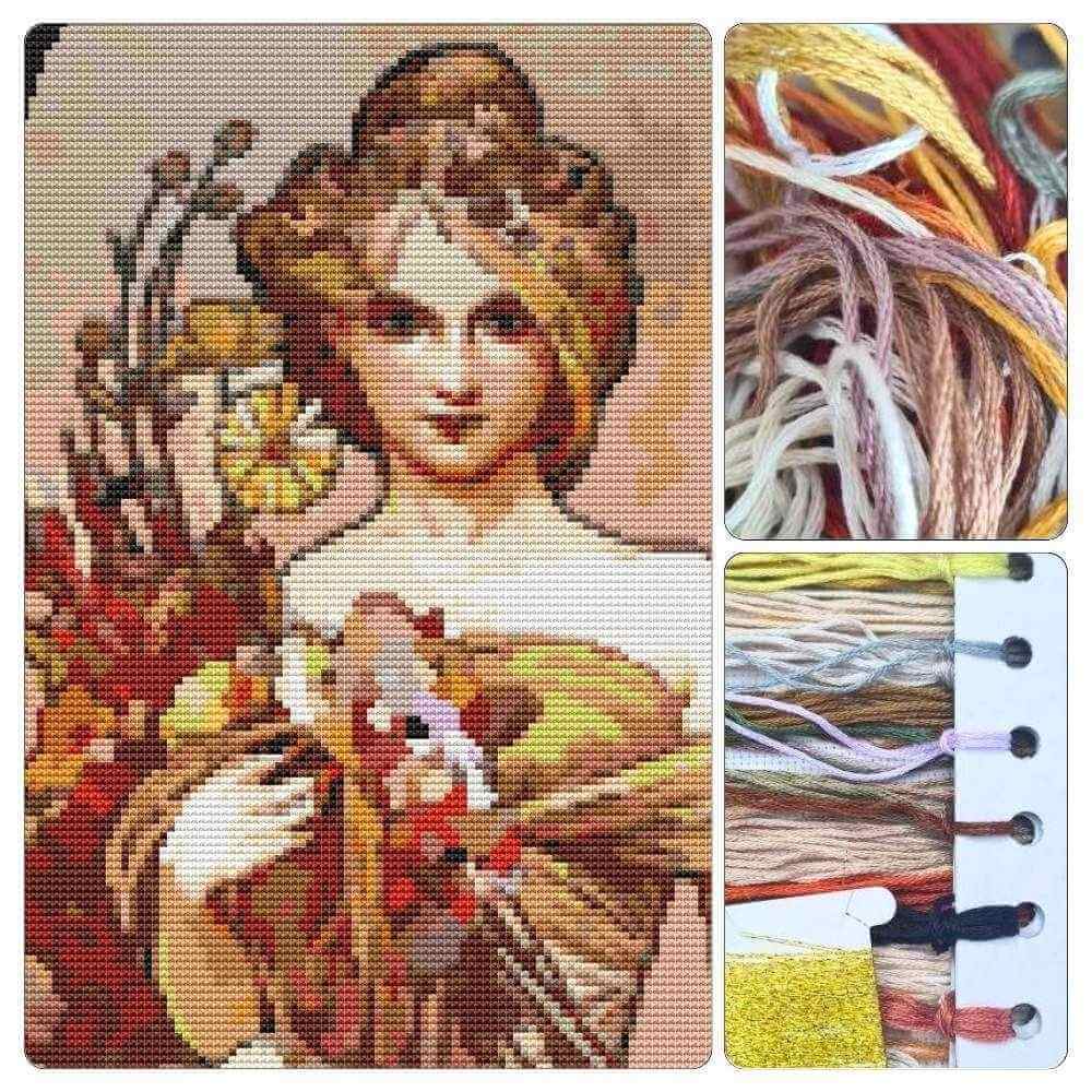 Spring Ellipse Cross Stitch Kit