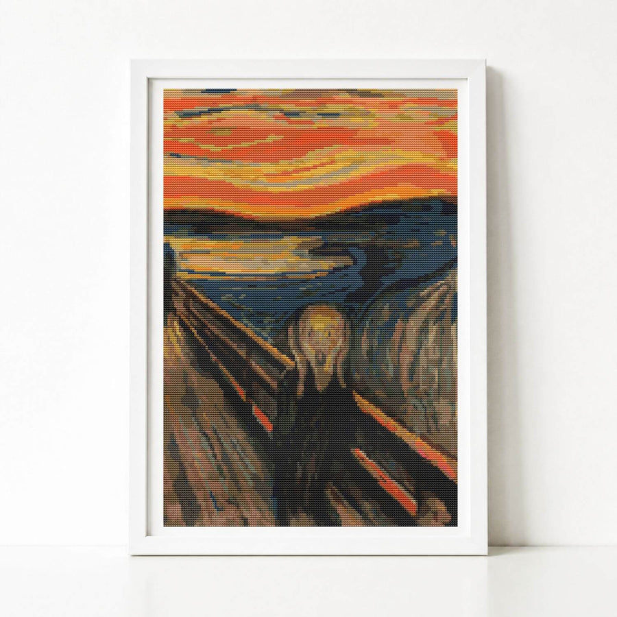 The Scream Cross Stitch Pattern