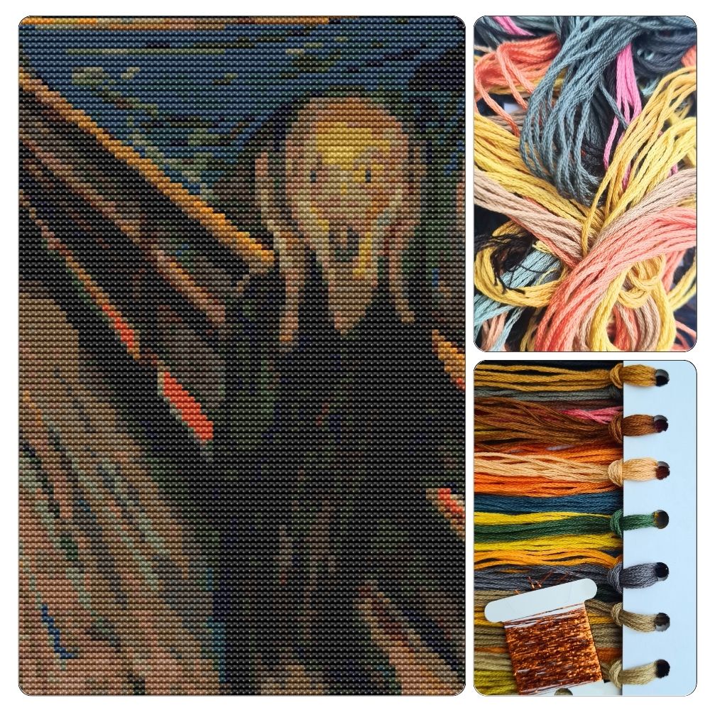 The Scream Cross Stitch Kit | Edvard Munch