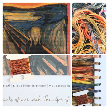 The Scream Cross Stitch Kit | Edvard Munch