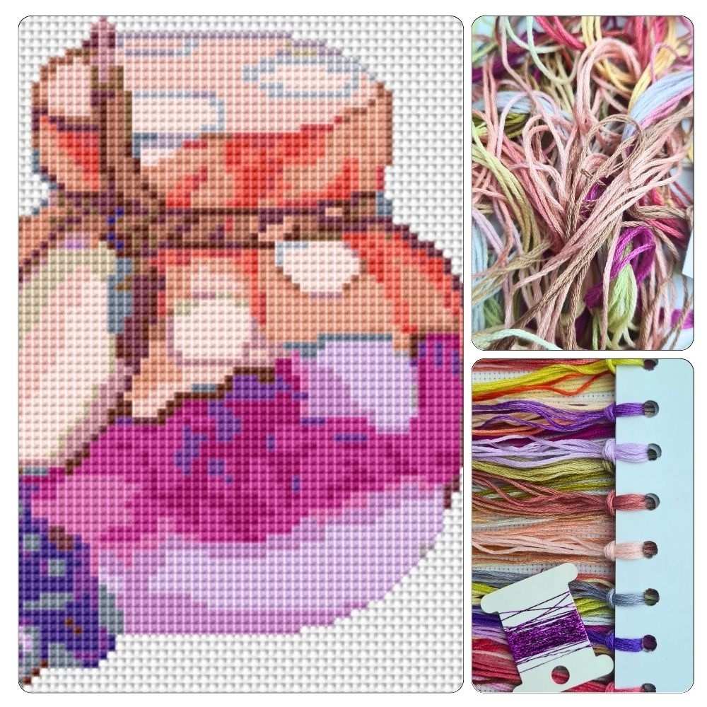 Panel Series featuring Jam Jars Cross Stitch Kit