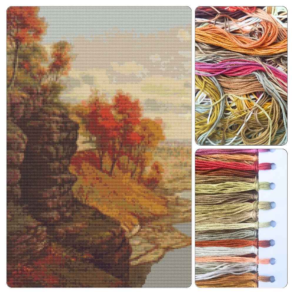 The Gorge at Letchworth Park Cross Stitch Kit