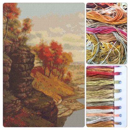 The Gorge at Letchworth Park Cross Stitch Kit