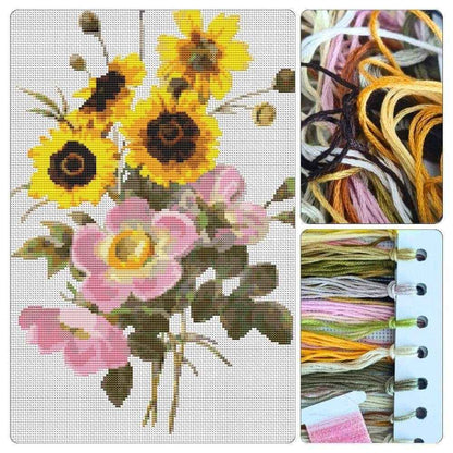 Flowers Cross Stitch Kit