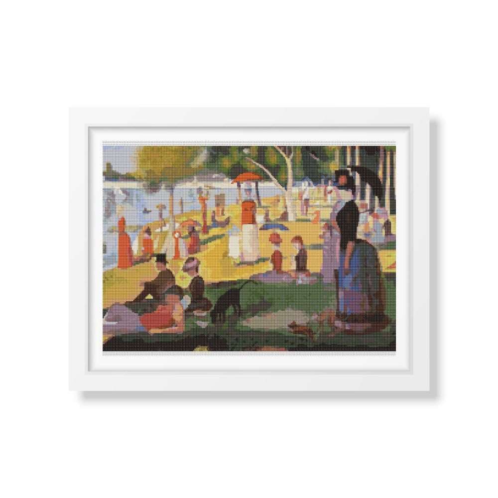 A Sunday Afternoon on the Island of La Grande Jatte Cross Stitch Kit | Georges Seurat