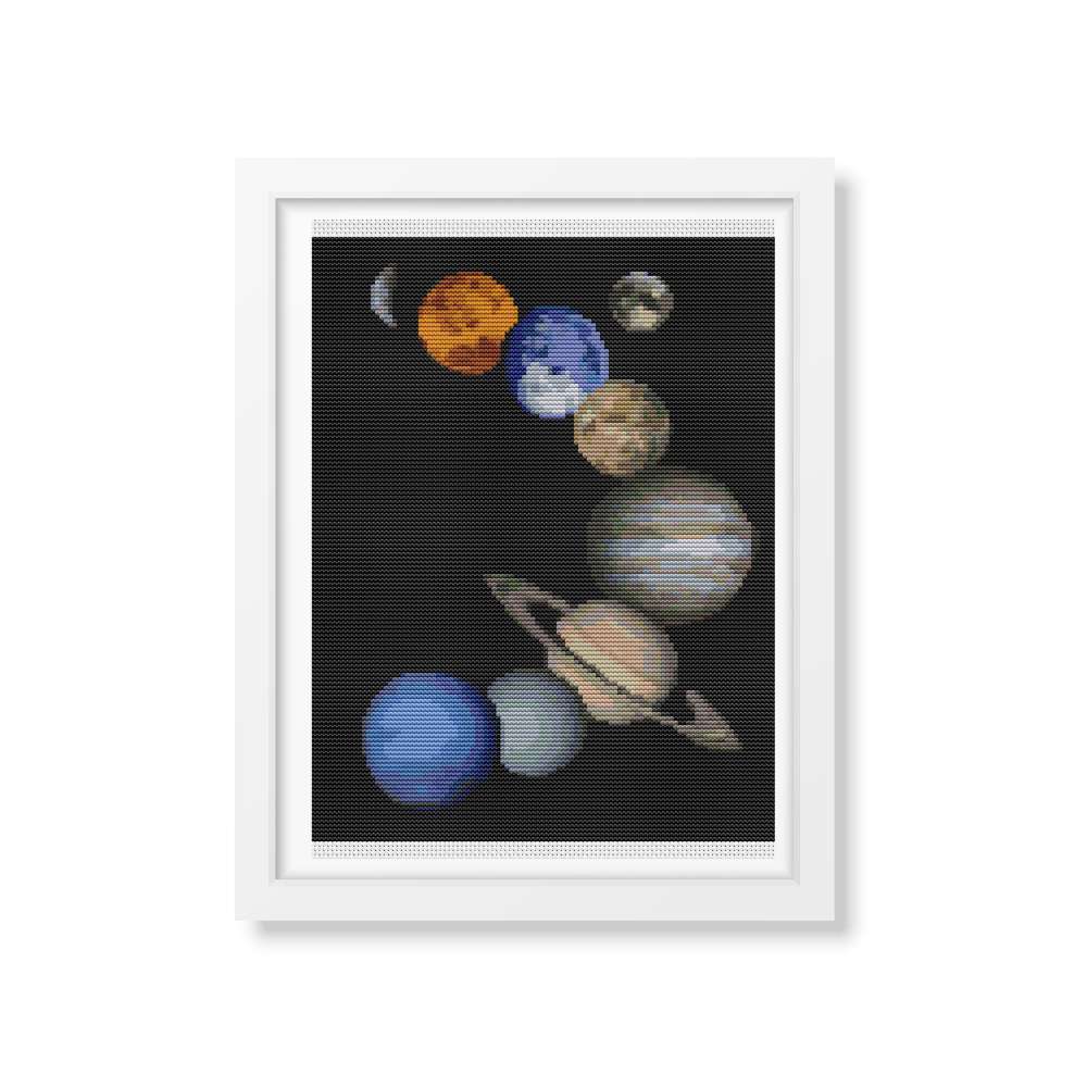 Solar System Cross Stitch Pattern | The Art of Stitch