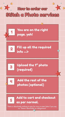 Stitch a Photo Order