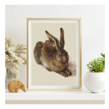 The Young Hare Mini Counted Cross Stitch Kit | Albrecht Durer