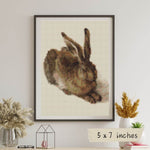 The Young Hare Mini Cross Stitch Kit