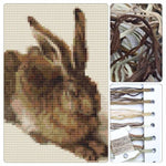 The Young Hare Mini Cross Stitch Kit