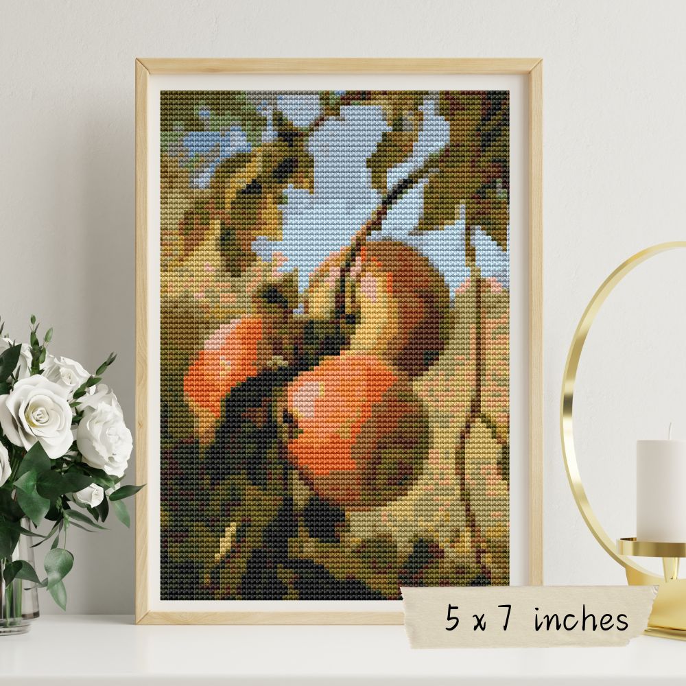 Apples Mini Cross Stitch Kit | Thomas Worthington Wittredge