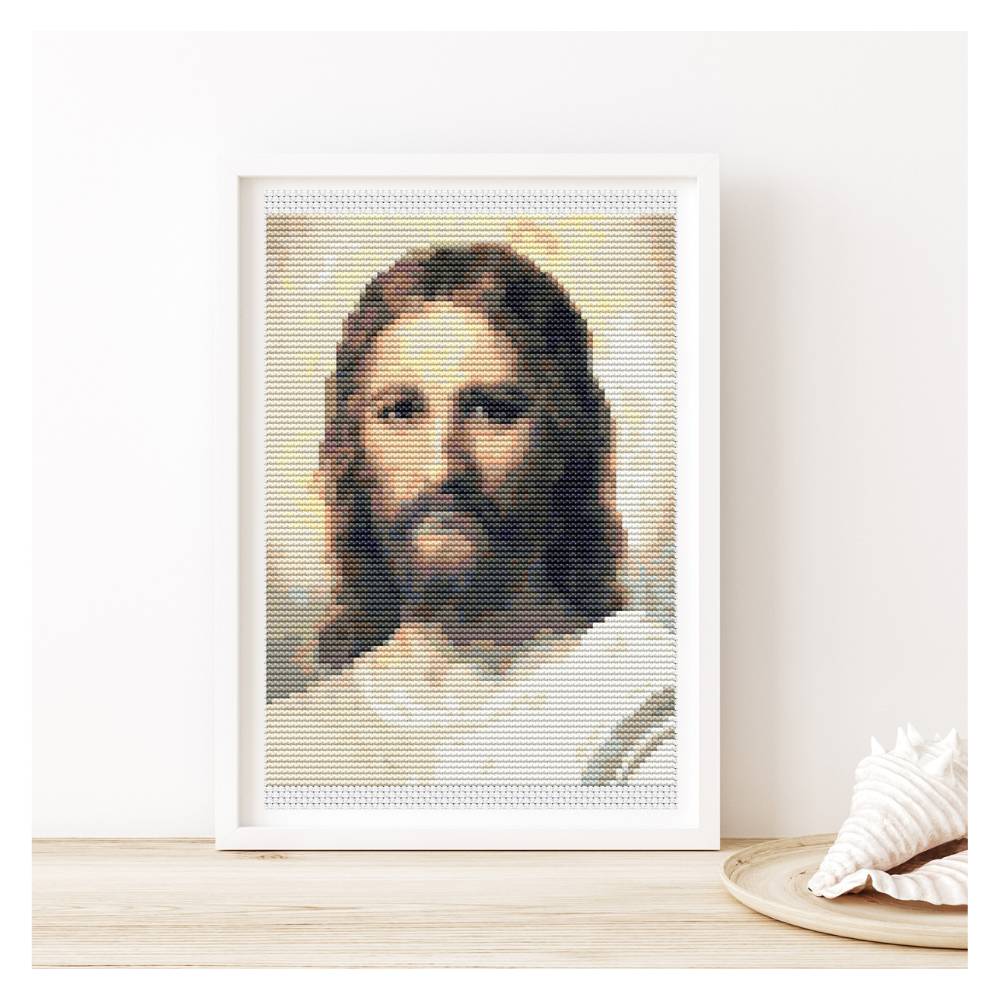 Jesus Mini Counted Cross Stitch Kit | Heinrich Hofmann