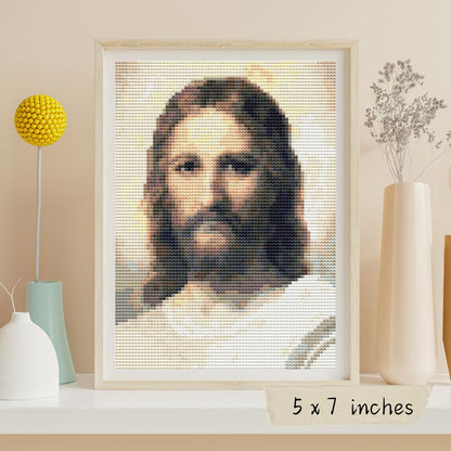 Jesus Mini Cross Stitch Kit | Heinrich Hofmann