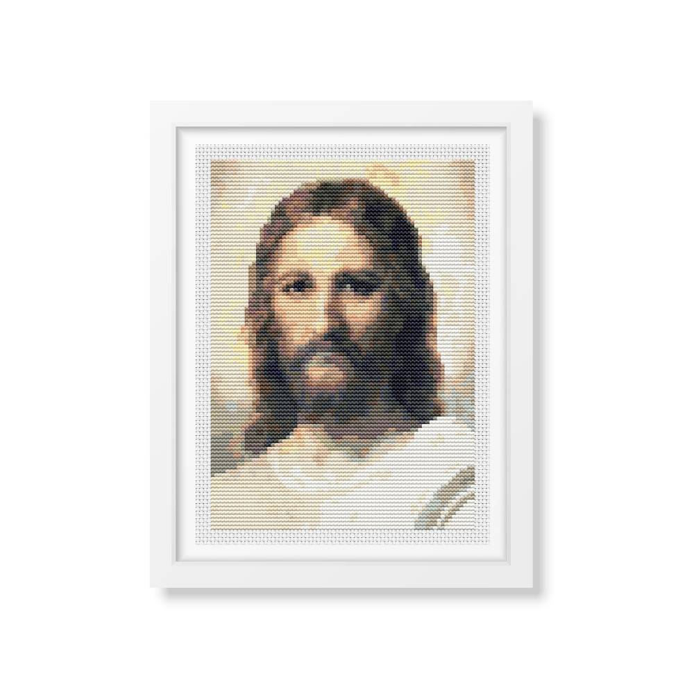 Jesus Mini Counted Cross Stitch Kit | Heinrich Hofmann