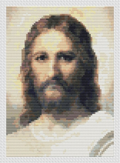 Jesus Mini Counted Cross Stitch Kit | Heinrich Hofmann