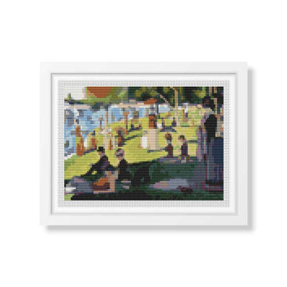 A Sunday Afternoon Mini Cross Stitch Kit | Georges Seurat