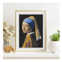 The Girl with the Pearl Earring Mini Counted Cross Stitch Kit | Johannes Vermeer