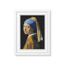 The Girl with the Pearl Earring Mini Counted Cross Stitch Kit | Johannes Vermeer