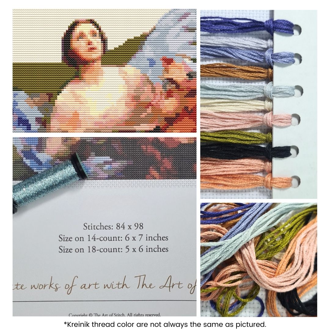 Sense of Sight Mini Cross Stitch Kit | Annie L.R. Swynnerton