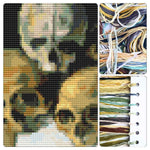 Pyramid of Skulls Mini Cross Stitch Kit