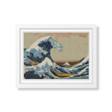 The Great Wave off Kanagawa Mini Counted Cross Stitch Kit | Katsushika Hokusai