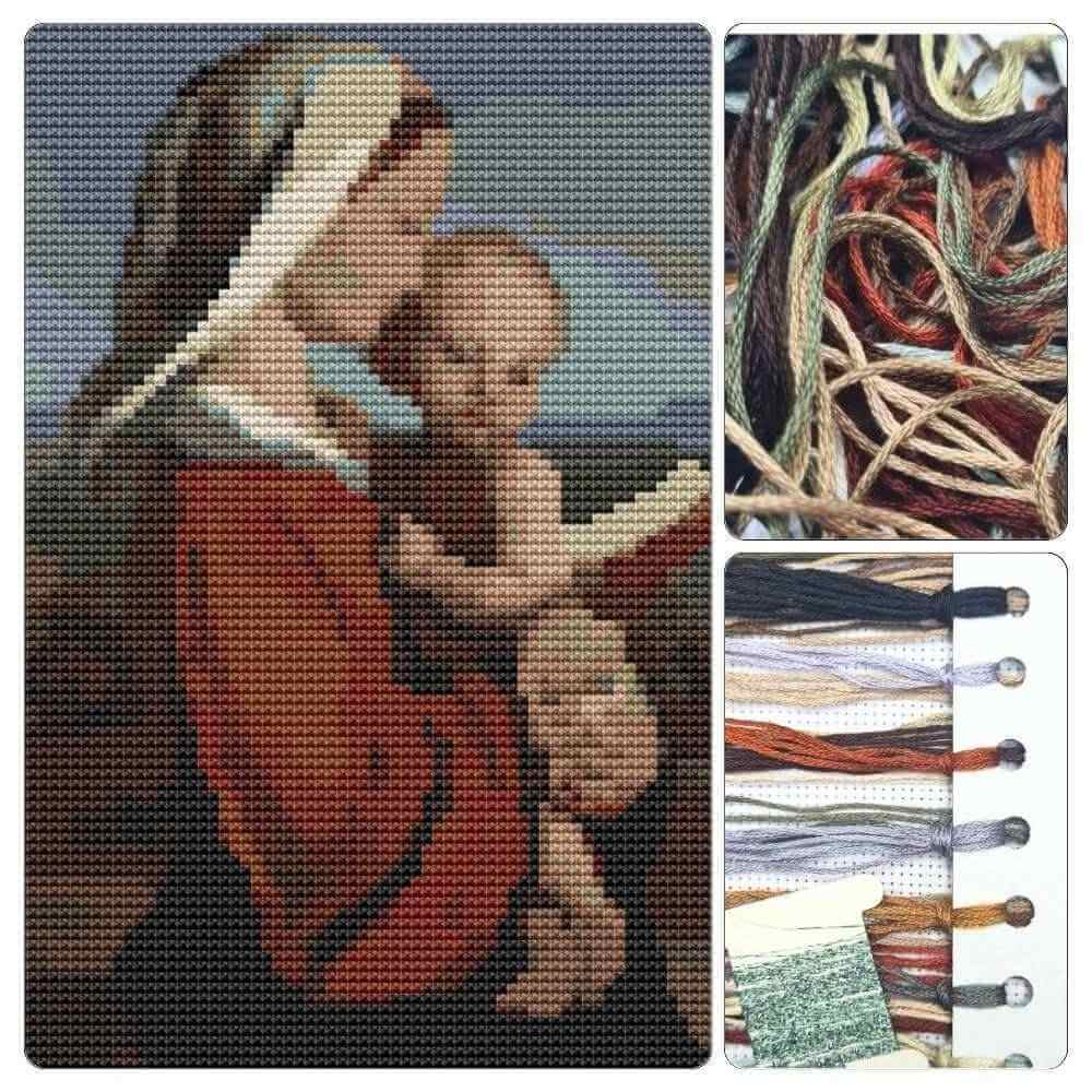 Madonna Mini Cross Stitch Kit
