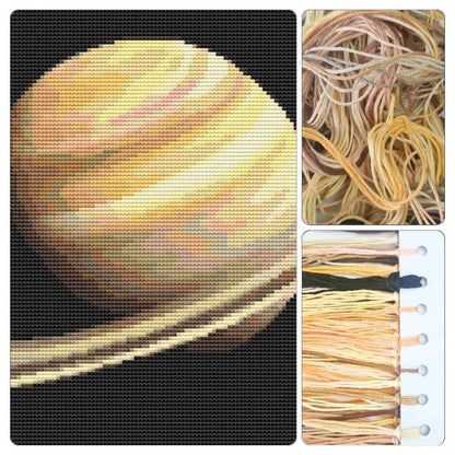 Saturn Cross Stitch Kit